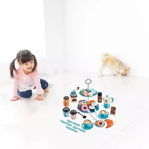 Meninas brinquedos diy fingir jogar brinquedo simulação chá comida