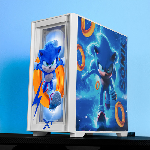 Gabinete Xtreme Ring Sonic Micro Atx 4 Fan Usb-c Argb
