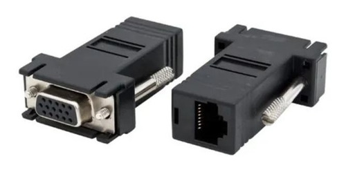 Par Extensión Extensor Adaptador Vga Hembra A Rj45 38 Mts