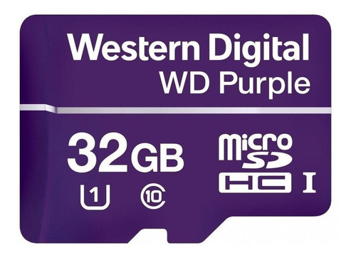 Cartão De Memória Western Digital Wdd032g1p0a Wd Purple 32gb