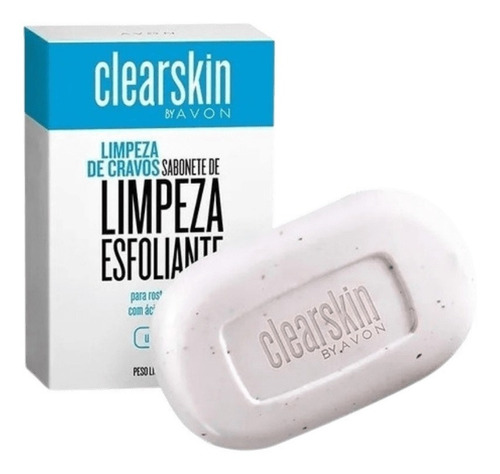 Jabón limpiador exfoliante Clearskin con ácido salicílico para pieles grasas