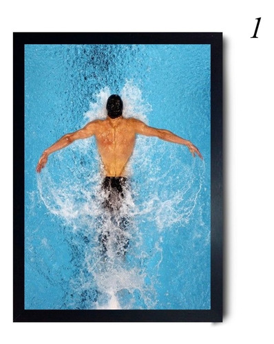 Poster Decorativo Nadador Michael Phelps A4