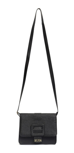 Imagem 2 de 7 de Bolsa Tiracolo Feminina Lateral Com Fivela Croco Lançamento