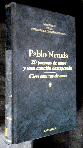 Pablo Neruda- 2o Poemas De Amor-usado- Buen Estado-tapa Dura