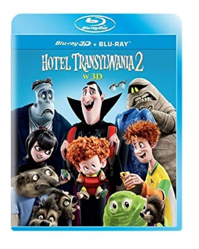 Hotel Transylvania 2 Pelicula Blu Ray + Blu Ray 3d Original