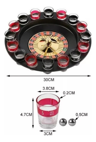 Juego De Ruleta Casino Shots Tragos Bisonte