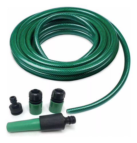 Manguera Resistente 10 Metros 1/2 Con Accesorios De Riego