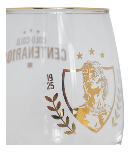 Set 2 Vasos De Vidrio Colo Colo Centenario 570ml