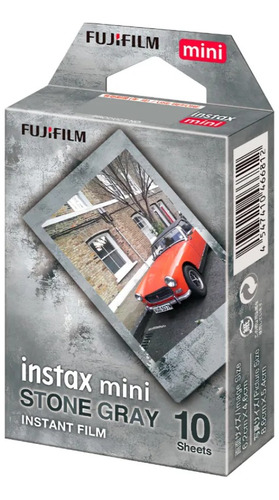 Film Pack Para Instax Mini Stone Gray (10 Fotos X Caja)