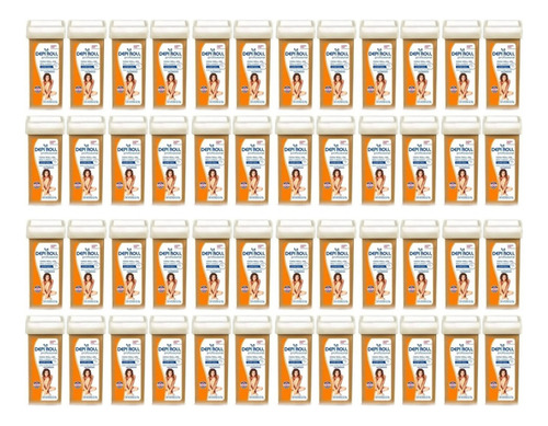 Kit Refil Cera Corporal Depilatória Depiroll Tradi - 48 Und