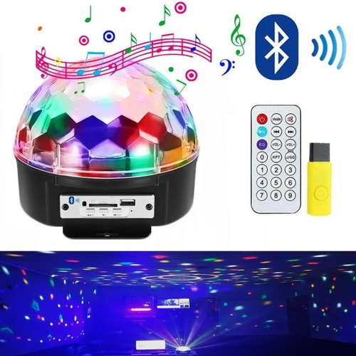 Globo Bola Maluca Jogo De Luz Led Rgb Controle E Usb Lk306