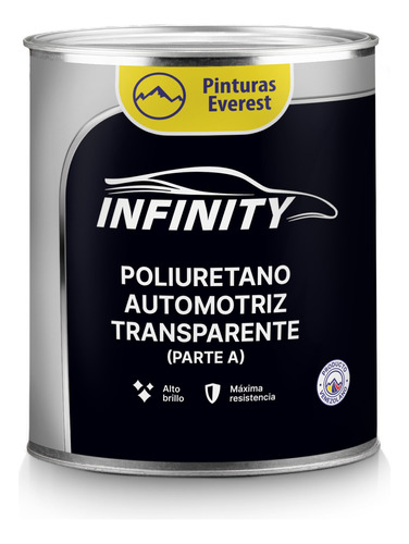 Poliuretano Transparente Automotriz 1/4 Infinity Activado