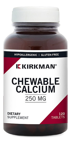 Kirkman - Calcio 250 Mg Con Vitamina D3 - 120 Comprimidos -