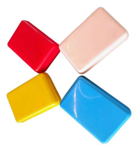 Jabonera Plastico C/tapa Colores Viaje Club Souvenir X25