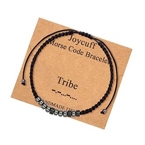 Joycuff Tribu Morse Code Bracelets For Women Men Khzlt