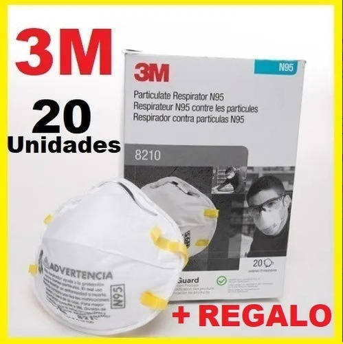 Mascarilla Respirador 1735 N95 Caja X20 Unid Marca Libus Usa