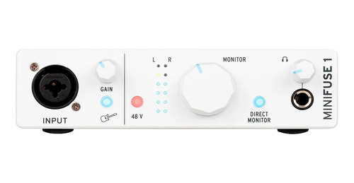 Arturia Minifuse 1 Interface De Áudio Usb 1x2 High End Top Cor Branco