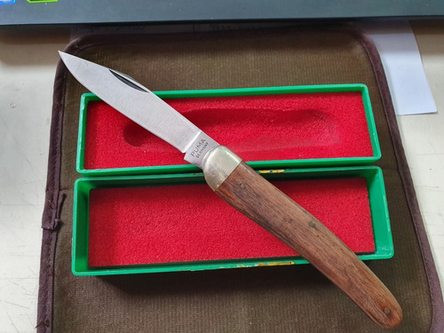 Canivete Antigo Puma Solingen Estojo Original Raro Sem Uso