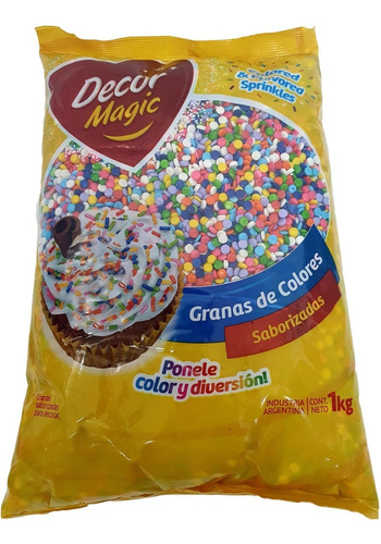 Granas Para Decoracion Forma Circulo Decormagic Bolsa 1 Kg 