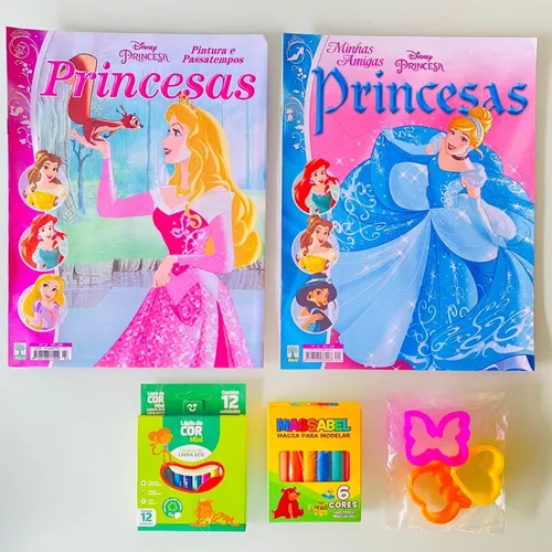 PRINCESAS - LER, COLORIR E BRINCAR