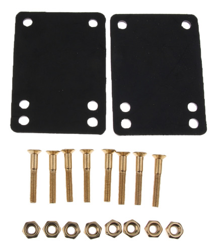 10pcs Almohadillas Elevadoras Pernos Longboard / Skateboard