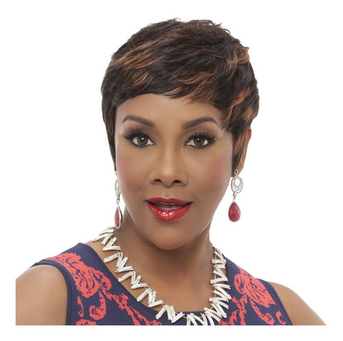 Vivica A. Fox Hh-carita Express, Media Peluca, Fibra Sinttic