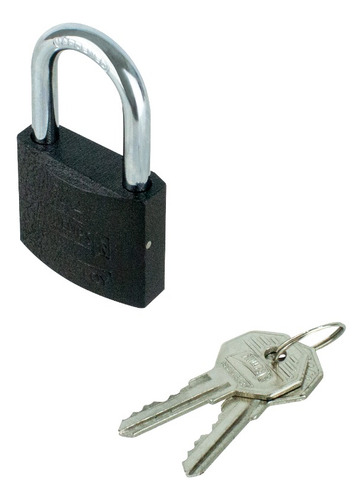 Candado De Hierro Phillips Modelo 102 Gancho Largo Negro Negro