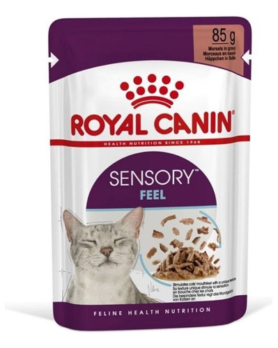 Alimento Gato Royal Canin Sensory Feel Pouch 85gr. Np