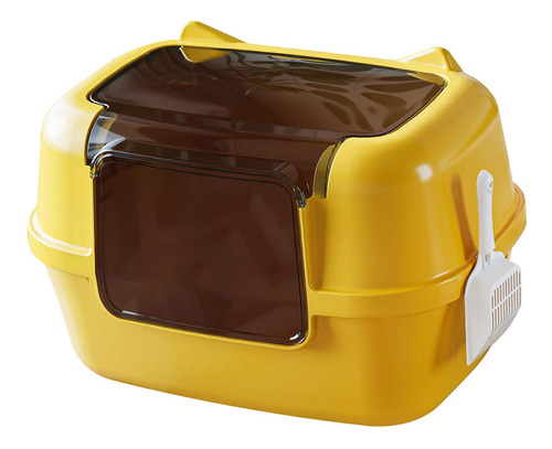 Caja De Arena Para Gatos Totalmente Cubierta Con Tapa Con