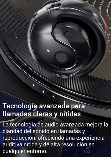VANIR Audifonos Inalámbricos Bluetooth, Auriculares Gamer Deportivos, audifonos oido abierto, Oído Abierto, Batería Larga, top 10 mejores audífonos Compatibles Android iOS