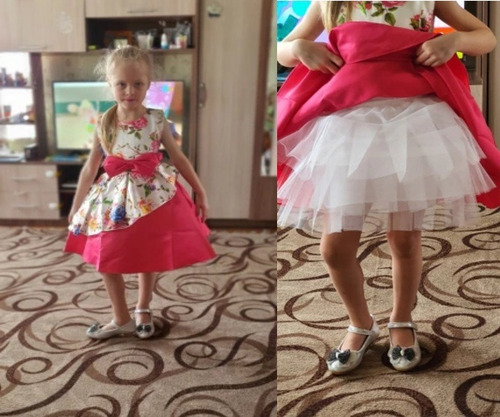 Imagem 4 de 4 de Anágua Petticoat Infantil Ajustável Vestido Armado Em Festas