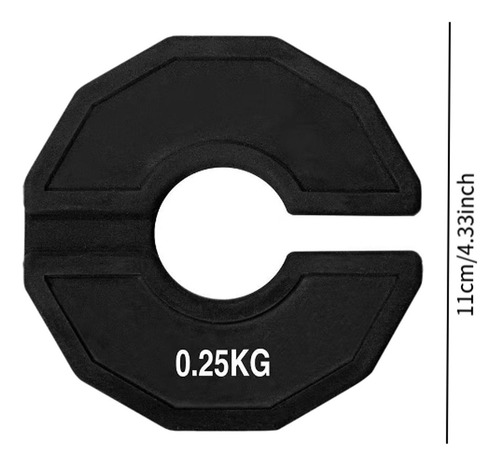 Suministros De Gimnasio De Placa De Peso Fraccional 0.25 Kg