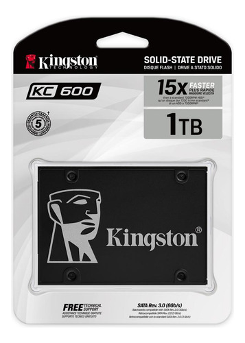 Ssd Kingston 1024gb Sata3 2.5 550/520mb/seg 3d Tlc