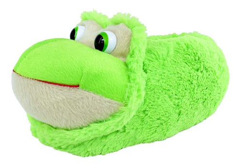 Imagem 2 de 10 de Pantufa Sapo Em Pele 35-37-39.- Pantufa- Pelúcia