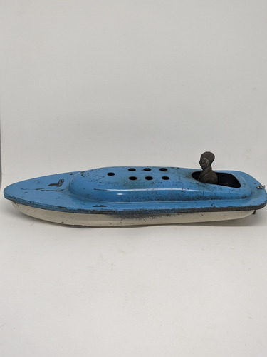 Antiguo Juguete Lancha A Vapor Pop Pop Boat Sadler Argentina (Usado)