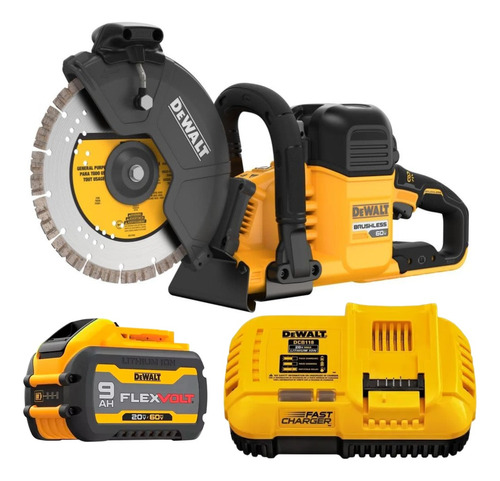 Cortador De Asfalto Bateria 60v 9ah Flex Volt Dcs692b Dewalt