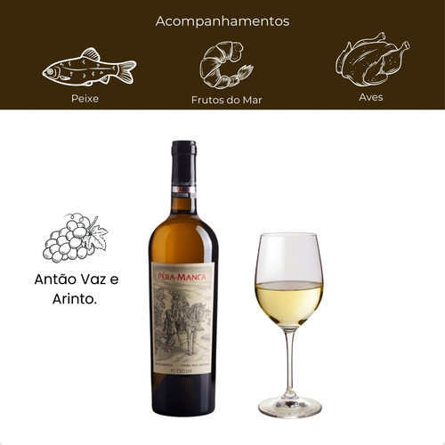 Vinho Português Pêra Manca Branco Cartuxa 750 Ml