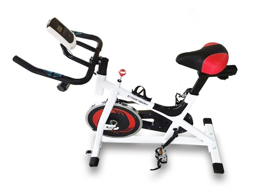 Imagen 2 de 4 de Bicicleta fija Ranbak RAN 101N para spinning color blanco y negro y rojo