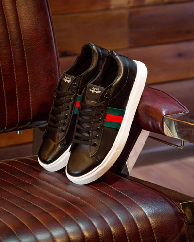 Imagen 4 de 4 de Zapatillas Agudi Nt01 Urbanas Cuero Del 39 Al 45