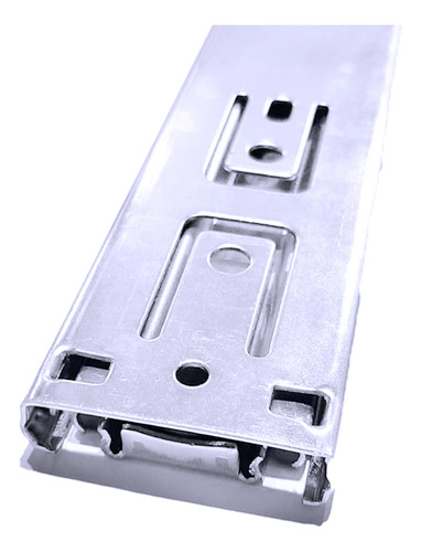 Corredera Extensión Cierre Suave 45mm X 45 Cm (20 Pares) Gris