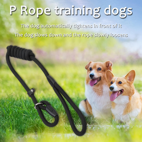 Perro Largo Para Adiestramiento De Perros Con Collar Cómodo,
