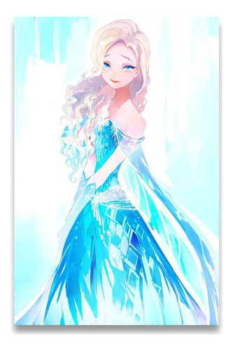 Poster Decorativo 42cm X 30cm A3 Brilhante Frozen Disney