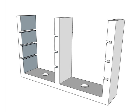 Soporte Universal Guia Piso Para Puerta Corrediza Altura