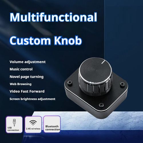 Controle De Volume De 3 Modos Usb/2,4 G/botão Único Sem Fio