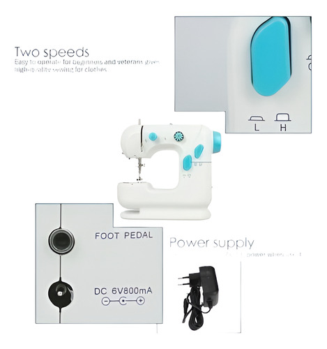 Maquinas De Coser Portatil 360 De Cocer