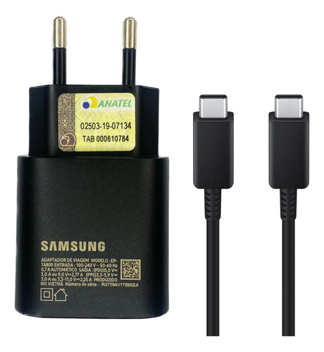 Carregador Para Samsung Original 25w Super Turbo A54 A54 5g
