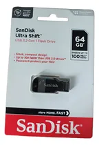 Comprar Pen Drive Sandisk 64gb Usb 3.2 Gen 1 Ultra Shift 100 Mbu002Fs