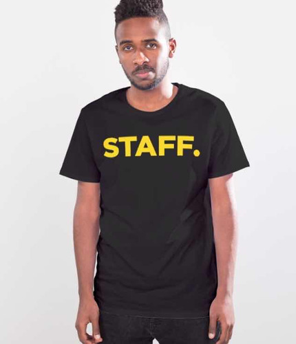 Camiseta Staff Para Eventos O Empresas