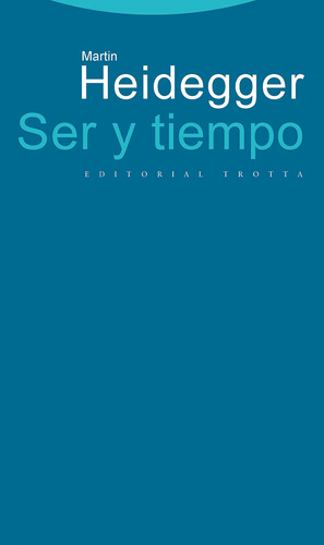 Ser Y Tiempo (t) Heidegger, Martin Trotta Editorial