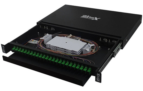Distribuidor Interno Óptico Dio 19 Pol 24 Fo Completo Sc Apc